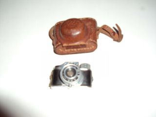 Vintage Rare Hit Miniature Japan Spy Camera With Case Photography Rare Old Small