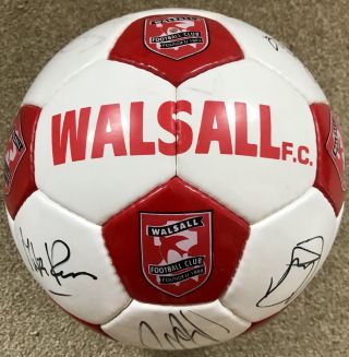 Walsall Football Club Squad Signed 2003/04 Ball Ultra Rare