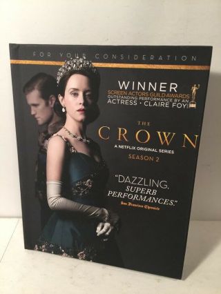 The Crown - Complete Season 2 - 2018 Netflix Fyc Dvd Rare Emmy Promo 3 - Disc