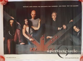 Rare.  Vintage Perfect Circle Band Promo Poster 18x24 " Alt Rock Music Tool (2000)