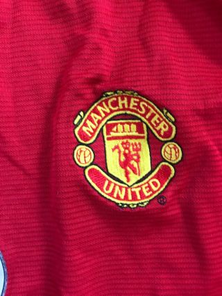 Manchester United Football Shirt Medium 2000 - 2002 Rare 4
