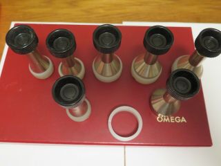 Rare Omega Plexi Glass Removal Tool 7pce Watchmaker Bench Repair