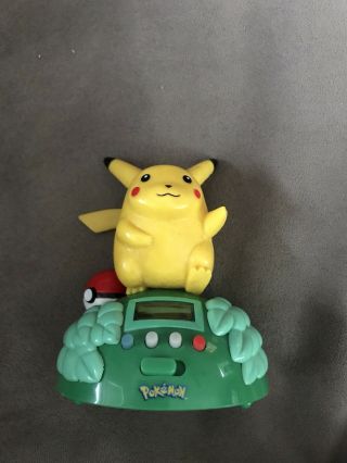 Pokemon Pikachu 1998/1999 Pokeball Alarm Clock Vintage Rare