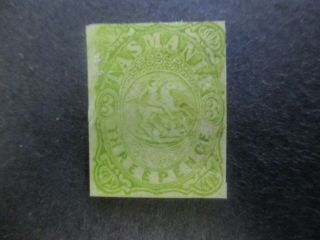 Tasmania Stamps: 1863 - 1864 Imperf - Seldom Seen - Rare (d204)