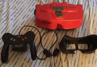 Nintendo Virtual Boy Console,  Controller,  Eyepiece Rare Htf