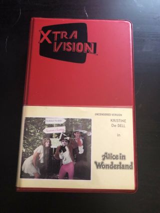 Alice In Wonderland Rare Uncut Xtra Vision Vhs Sleaze Meda Media Sov Horror