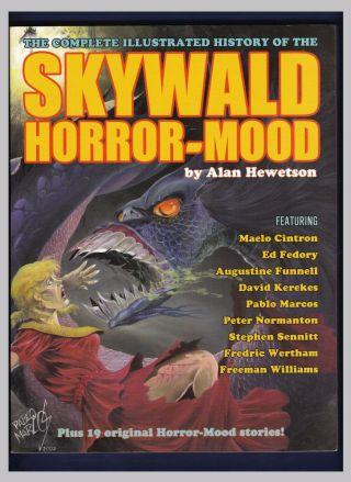 Skwald Horror Mood : Complete Illustrated History Signed 2004 Rare 224 Pages Dr
