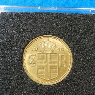 1940 Iceland Krona - Great Rare Coin - Only 209k Minted - See Pics^^^