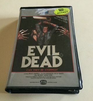 Vhs Rare Find Horror (evil Dead) Filmways Release In Clam