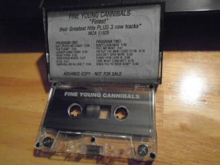 Rare Promo Fine Young Cannibals Cassette Tape Finest Hits,  3 She Drives Me Crazy