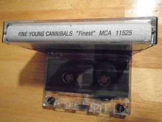 RARE PROMO Fine Young Cannibals CASSETTE TAPE Finest HITS,  3 She Drives Me Crazy 2