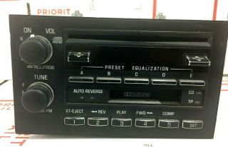Cadillac Rare Factory Cd Radio,  Bose Gold Part 16124566