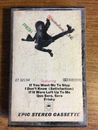 Sly & The Family Stone Fresh Rare Cassette Tape Late Nite Bargain