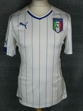 Italy Away Football Shirt 14 - 15 Puma Mens Large Rare