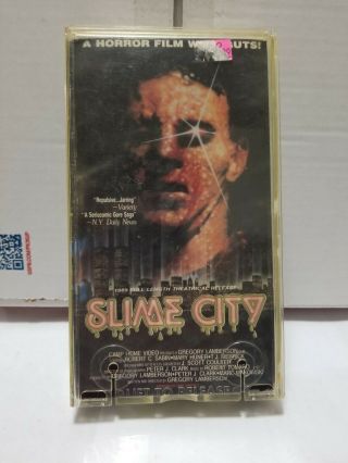 Camp Motion Picture Slime City Vhs 1988 Very Rare