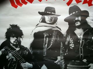 Rare Vintage Motorhead Ace Of Spades Poster Lemmy 1980 5