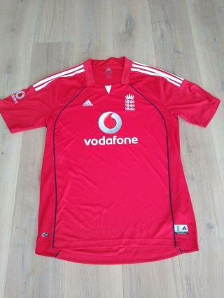 England Cricket 1 Day Shirt 2008 - Ashes/ Rare/classic/vintage/official - Medium