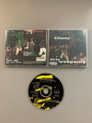 Killarmy Dirty Weaponry 1998 Cd Rare Oop 90s Wu - Tang Affiliate Hip - Hop/rap