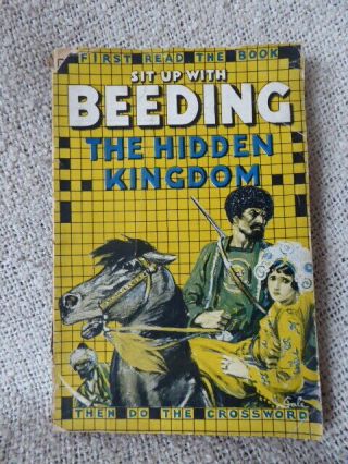 Francis Beeding The Hidden Kingdom Rare Hodder Ninepenny Novels C 1937 Crossword