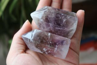 Top Rare Natural Amethyst Quartz Crystal Point Healing 180g