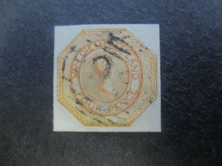 Tasmania Stamps: 4d Courier - Rare (d186)