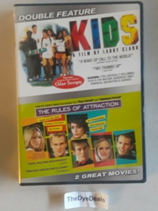 Kids & The Rules Of Attraction Double Feature Dvd Rare Oop Cult Larry Clark
