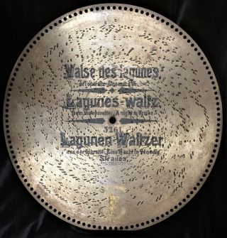 Rare 19 5/8 Discs.  Antique Polyphon,  Regina Music Box