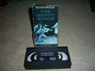 Peter Brook The Empty Space Vhs,  Mystic Fire Video,  Rare