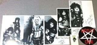 Motley Crue - 1984 Official Shout At The Devil Sin Club Kit W/photos Mega - Rare