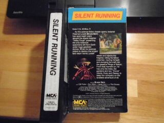 RARE OOP Silent Running VHS film 1971 sci fi Bruce Dern D TRUMBULL blade runner 2