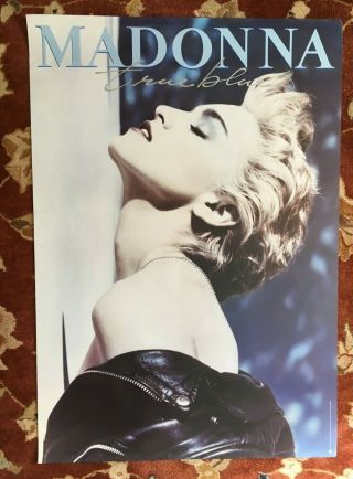 Madonna True Blue Rare Promotional Poster