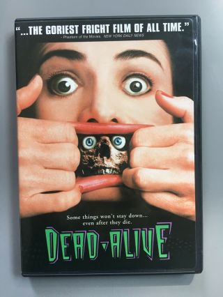 Dead Alive (dvd,  1998,  Unrated Version) Authentic Rare Oop Perfect