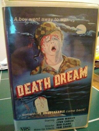 Death Dream Vhs Tape Rare Gorgon Video Horror/slasher Movie 1974 Deathdream