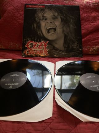 Ozzy Osbourne Bootleg Live LP Ultimate Concert LA 87 Rare Vinyl Not TMOQ TAKRL 4