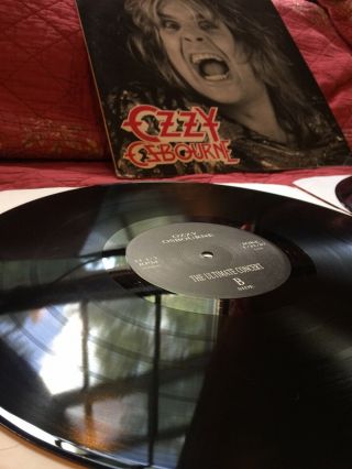Ozzy Osbourne Bootleg Live LP Ultimate Concert LA 87 Rare Vinyl Not TMOQ TAKRL 5