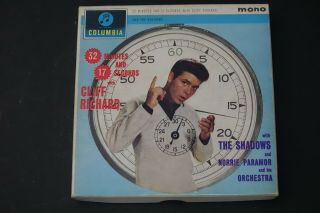 Very Old Cliff Richard Twin Track Mono Tape Recording - Very Rare Reel Tape L@@k