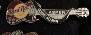 Hard Rock Cafe Aspen Dead Rocker Series Duane Allman Guitar Gibson Sg Rare