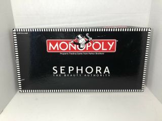 Monopoly Sephora Edition Board Rare Game The Beauty Authority Makeup