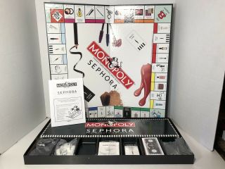 Monopoly Sephora Edition Board Rare Game The Beauty Authority Makeup 5