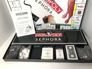 Monopoly Sephora Edition Board Rare Game The Beauty Authority Makeup 6