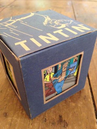 Rare Tintin Scenic Block Cube Puzzle