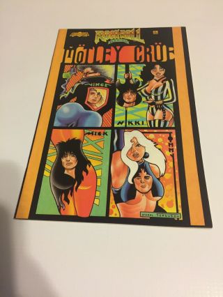 Motley Crue - Rock - N - Roll Comic Book Rare.  Truly A Kick Ass Comic