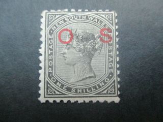 NSW Stamps: 1/ - Overprint OS Red Rare (F241) 2