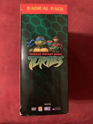 Teenage Mutant Ninja Turtles - Radical Pack Boxed Set (DVD2003 4 - Disc) RARE W/figs 3