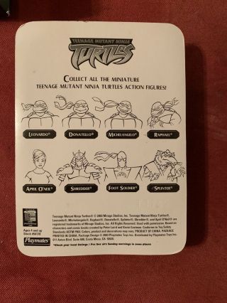 Teenage Mutant Ninja Turtles - Radical Pack Boxed Set (DVD2003 4 - Disc) RARE W/figs 6