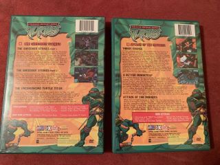 Teenage Mutant Ninja Turtles - Radical Pack Boxed Set (DVD2003 4 - Disc) RARE W/figs 8