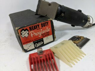 Rare Vintage Oster Progienic Model 6 Heavy Duty Clippers