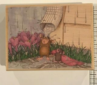 Stampabilities,  House Mouse,  Rain Down On Me,  2006,  Rare Rubber Stamp