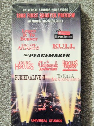 Buried Alive Ii / Kull / Hercules & Xena,  Rare (vhs 1990s) Rare Screener Preview