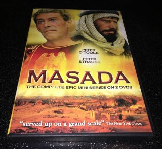 Masada The Complete Mini - Series 2 Dvd Set Rare Oop Region 1 Koch Peter O’toole